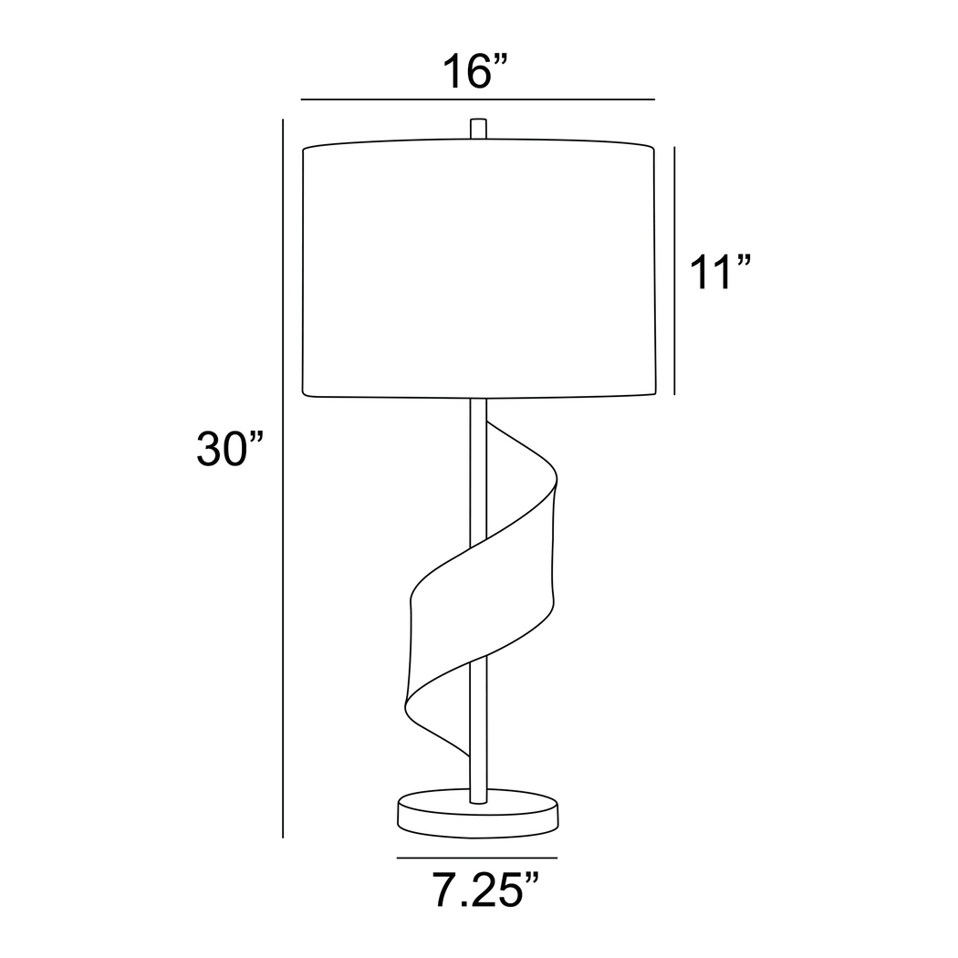 Uriah Way Silver Lamp - Thumbnail - Image 4