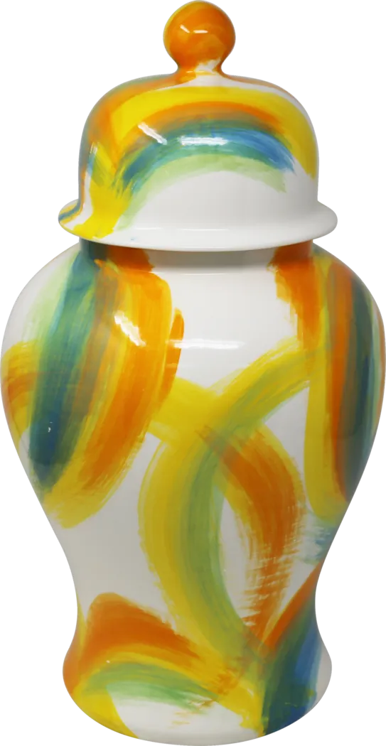 Urmston Orange Jar - Thumbnail - Image 1