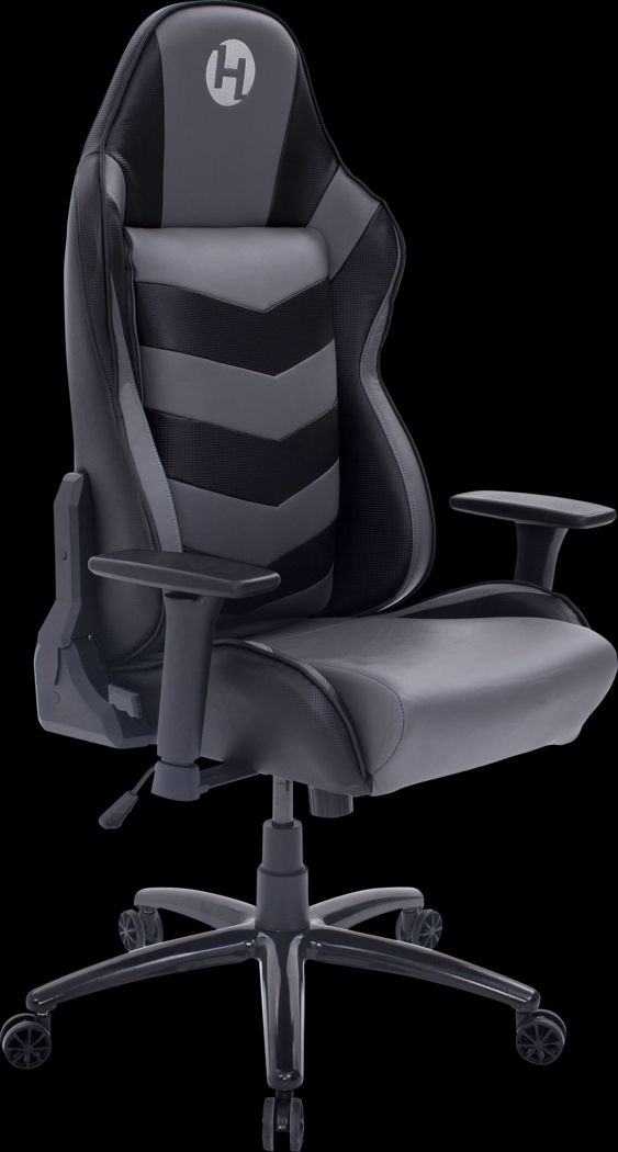 Urosde Black/Gray Gaming Chair - Thumbnail - Image 1