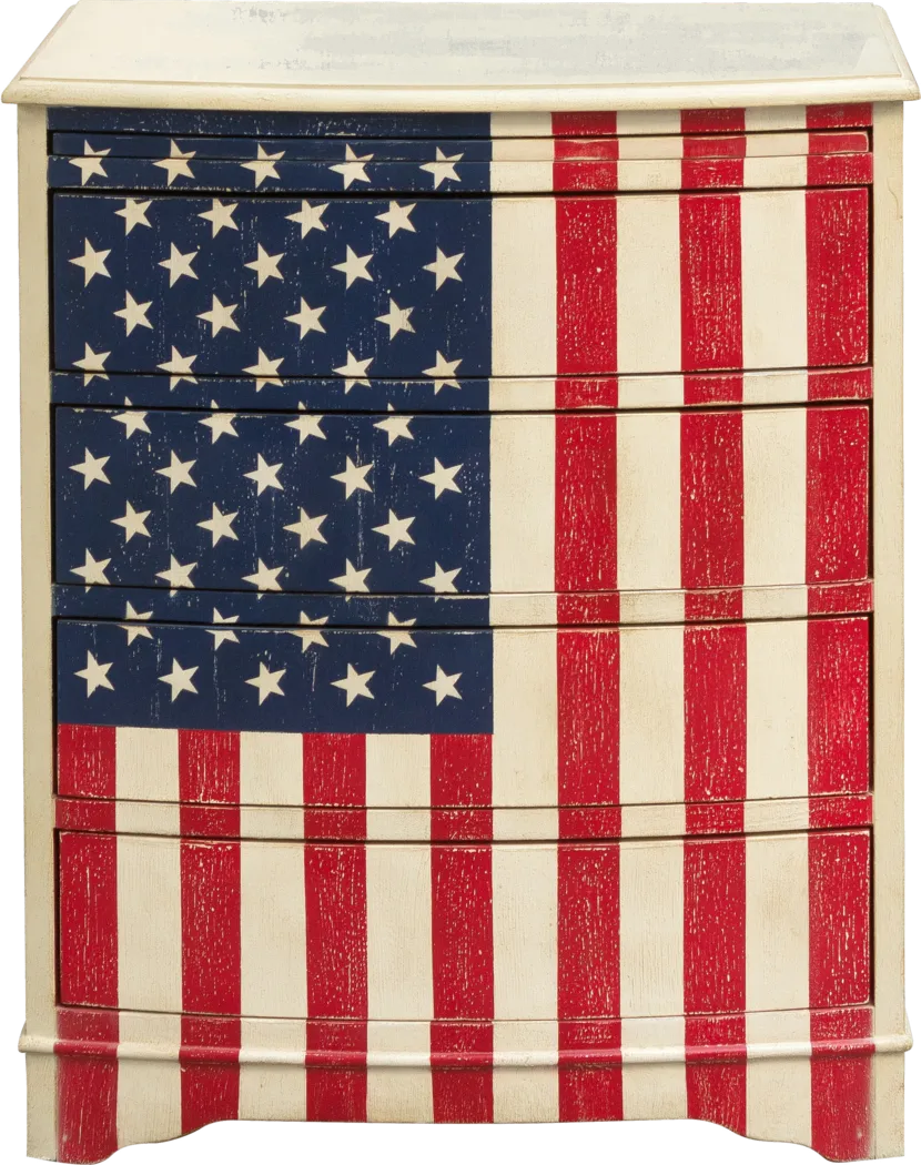 US Flag Accent Cabinet - Thumbnail - Image 1