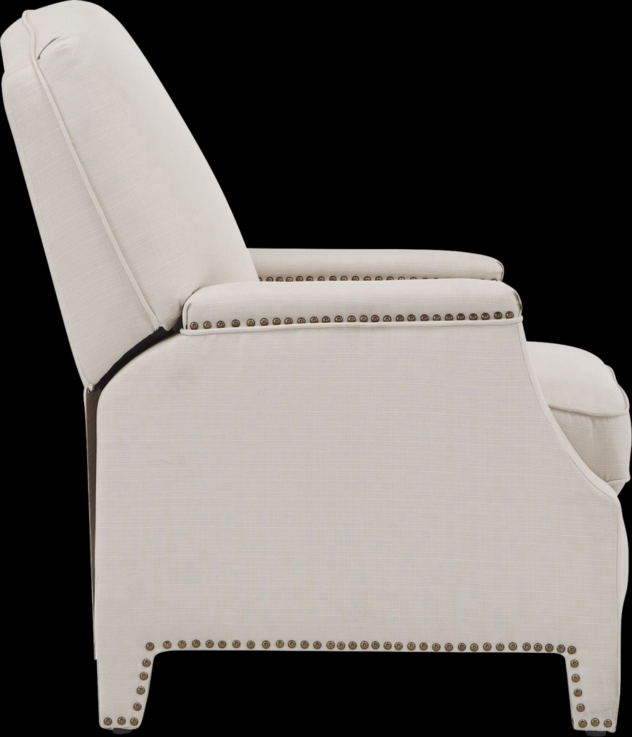 Utila Beige Pushback Recliner - Thumbnail - Image 2