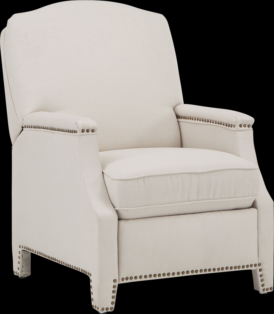 Utila Beige Pushback Recliner - Thumbnail - Image 1