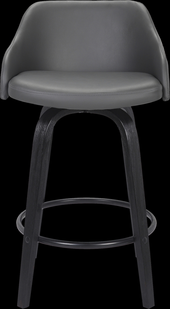 Utley Gray Counter Height Stool - Thumbnail - Image 3