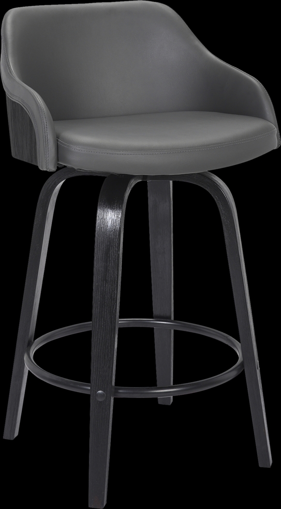 Utley Gray Counter Height Stool - Thumbnail - Image 1