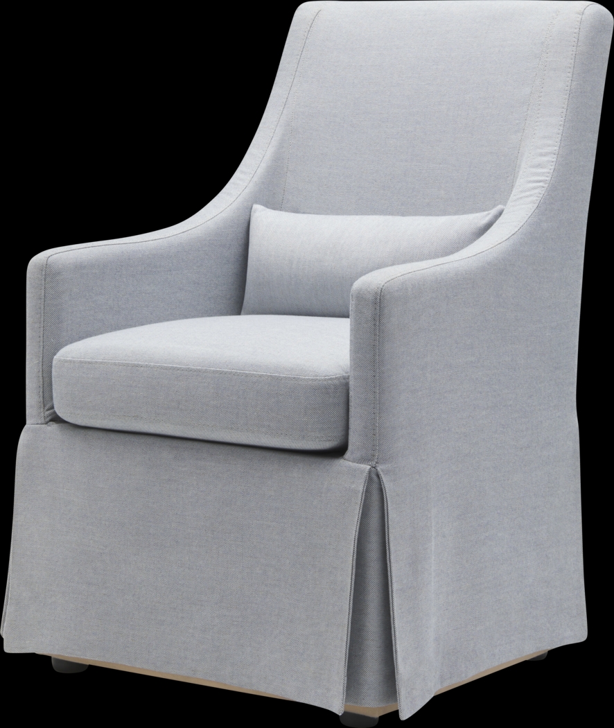 Uwais Light Blue Side Chair - Thumbnail - Image 1