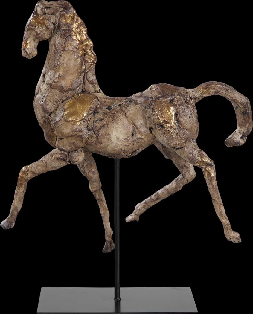 Vaccaro Gold Sculpture - Thumbnail - Image 1