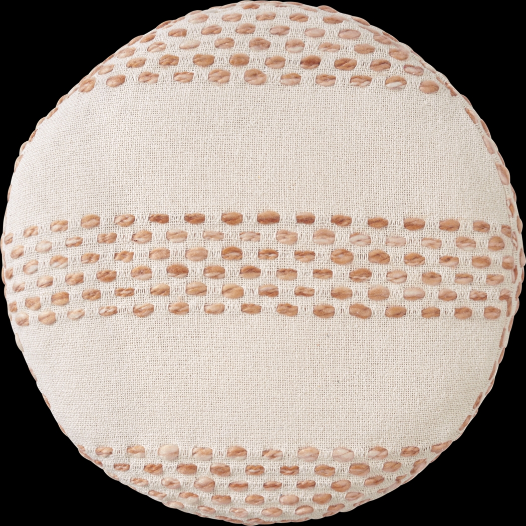 Vaddo Adobe/Ivory Pouf - Thumbnail - Image 8