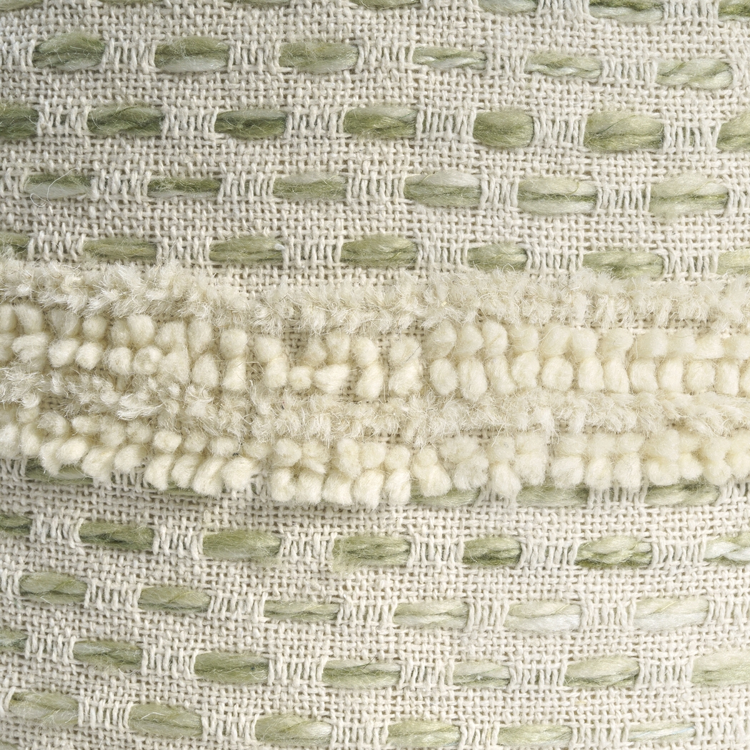 Vaddo Sage/Ivory Pouf - Thumbnail - Image 8