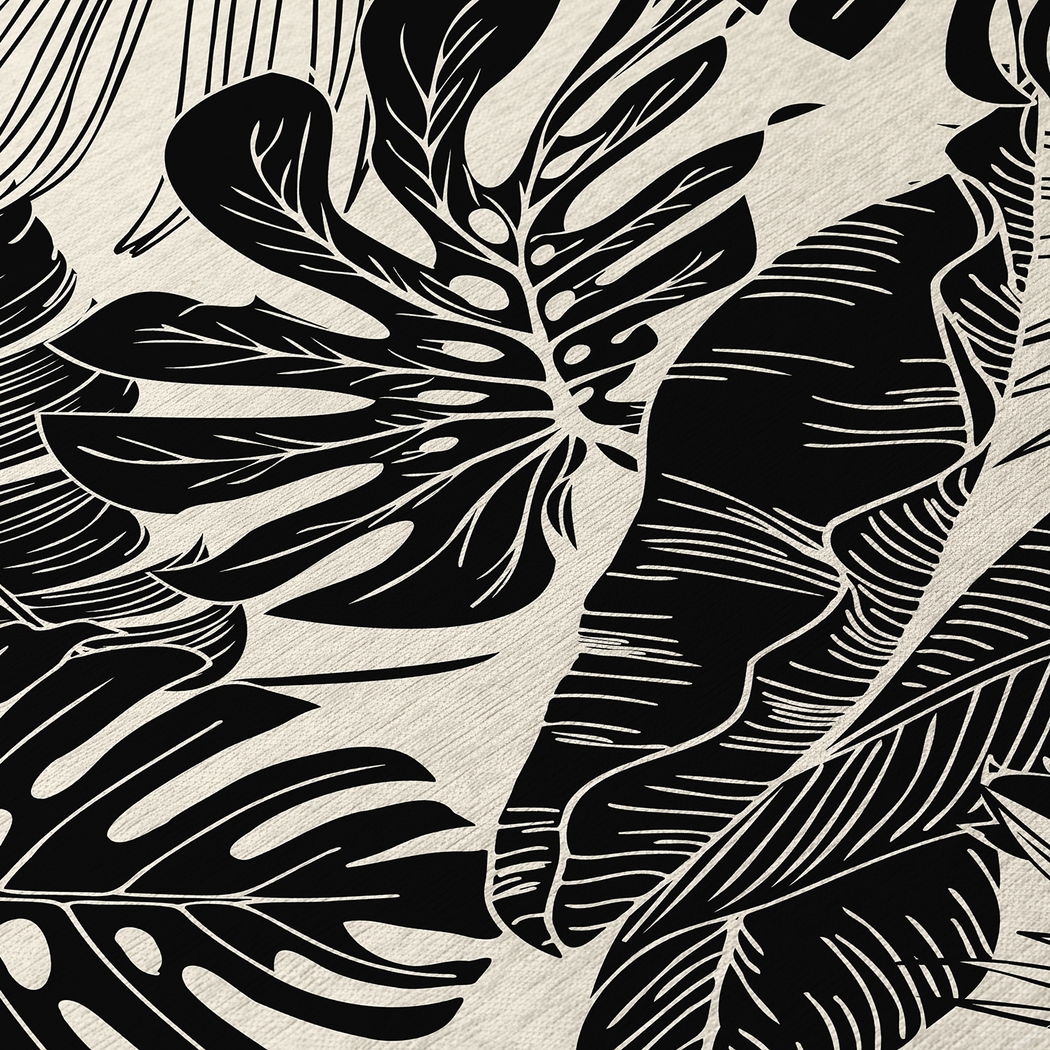 Vadella Black 3' x 5' Rug - Thumbnail - Image 4