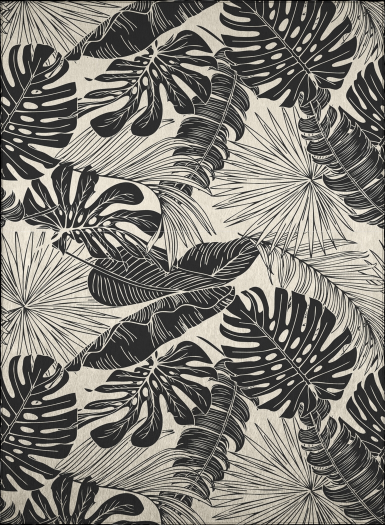 Vadella Black 5' x 8' Rug - Thumbnail - Image 1