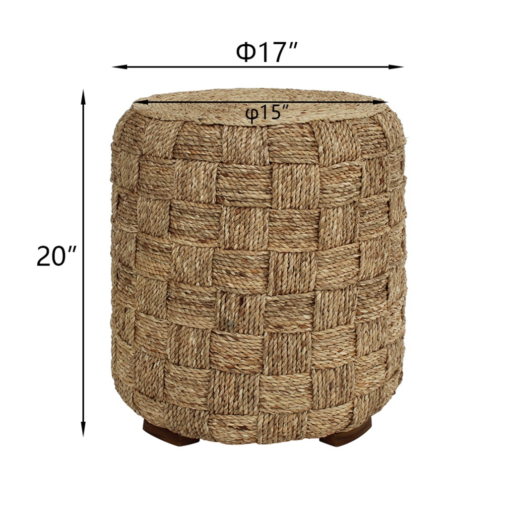 Vaessa Brown Round Accent Table - Thumbnail - Image 5