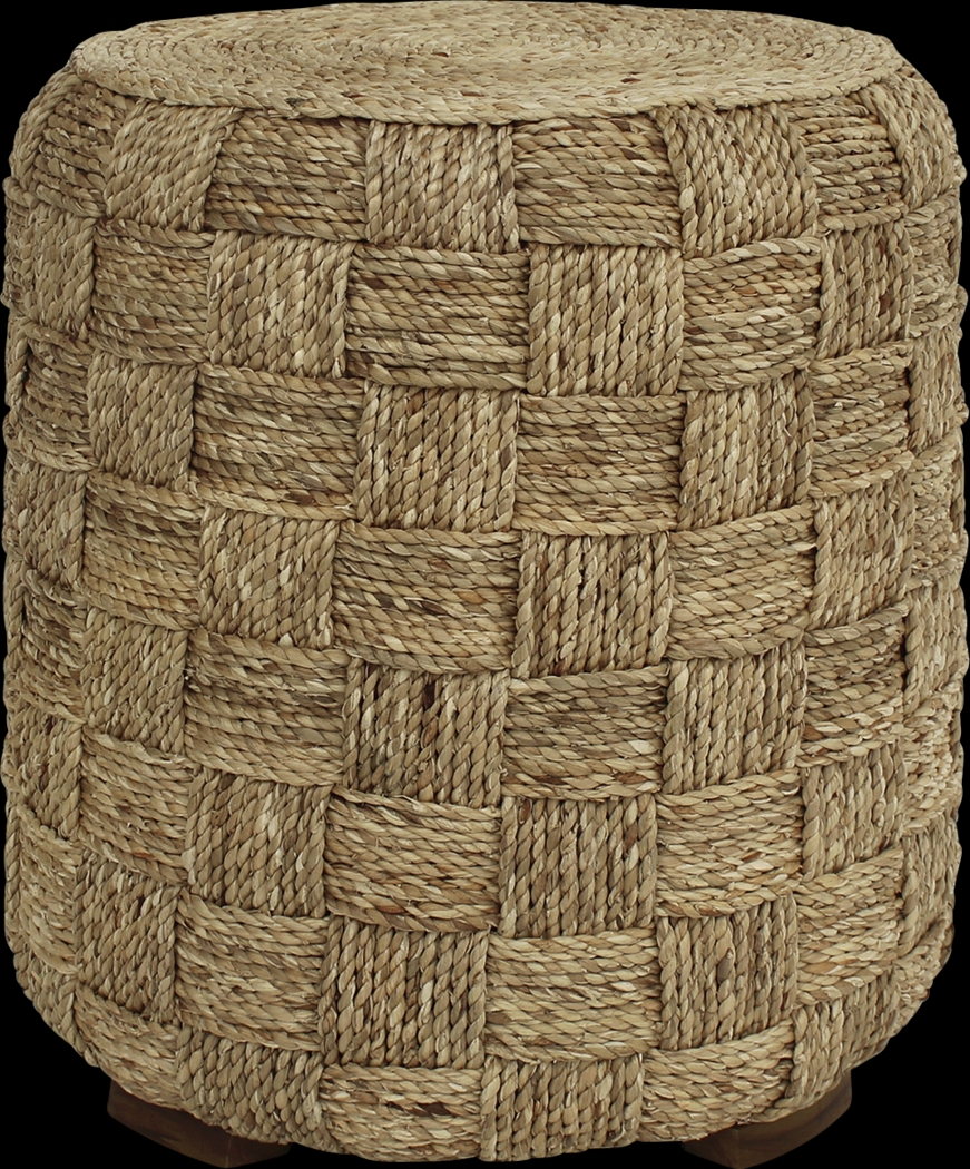 Vaessa Brown Round Accent Table - Thumbnail - Image 1