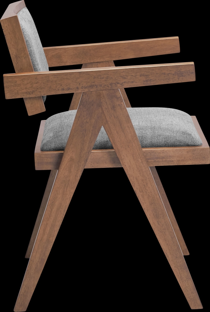 Vaggden Gray Dining Chair, Set of 2 - Thumbnail - Image 5