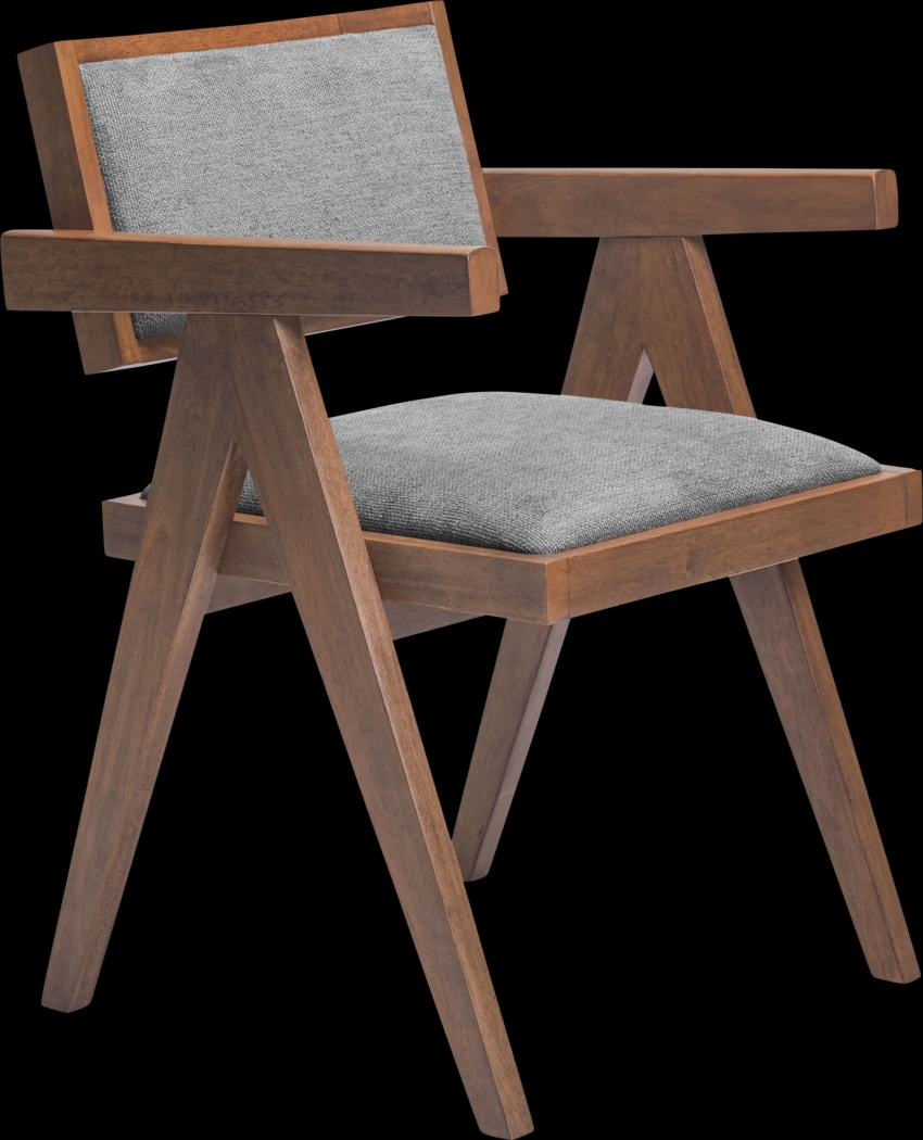 Vaggden Gray Dining Chair, Set of 2 - Thumbnail - Image 9