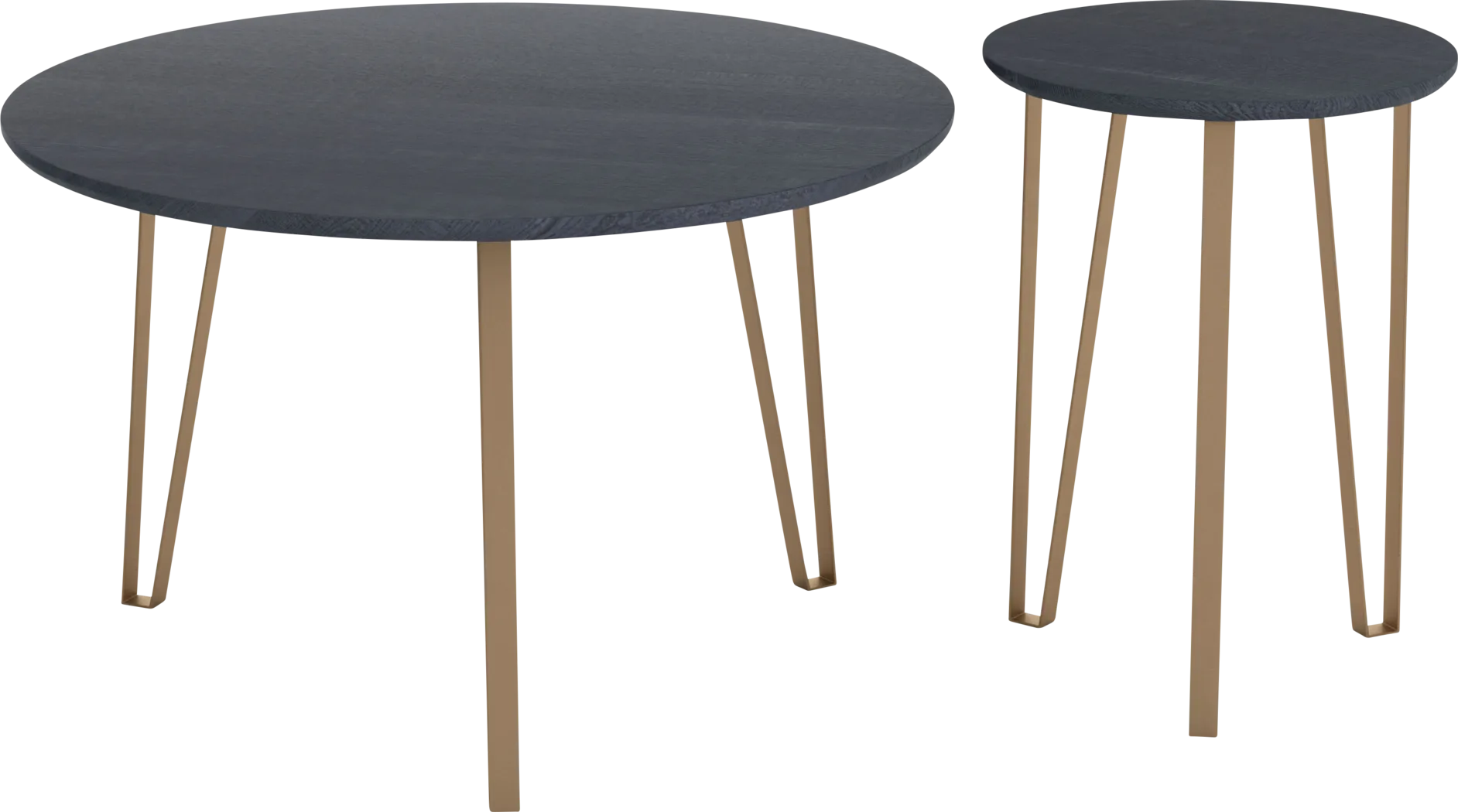 Vailmount Black Accent Table, Set of 2 - Thumbnail - Image 2