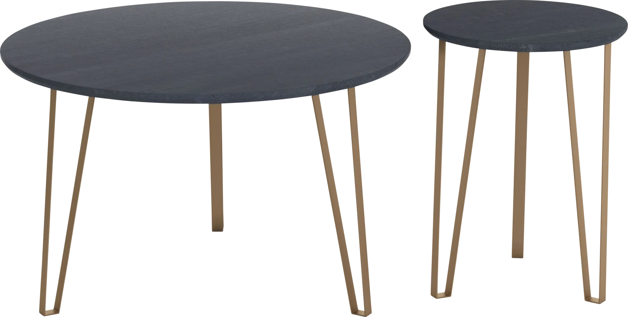 Vailmount Black Accent Table, Set of 2 - Thumbnail - Image 3