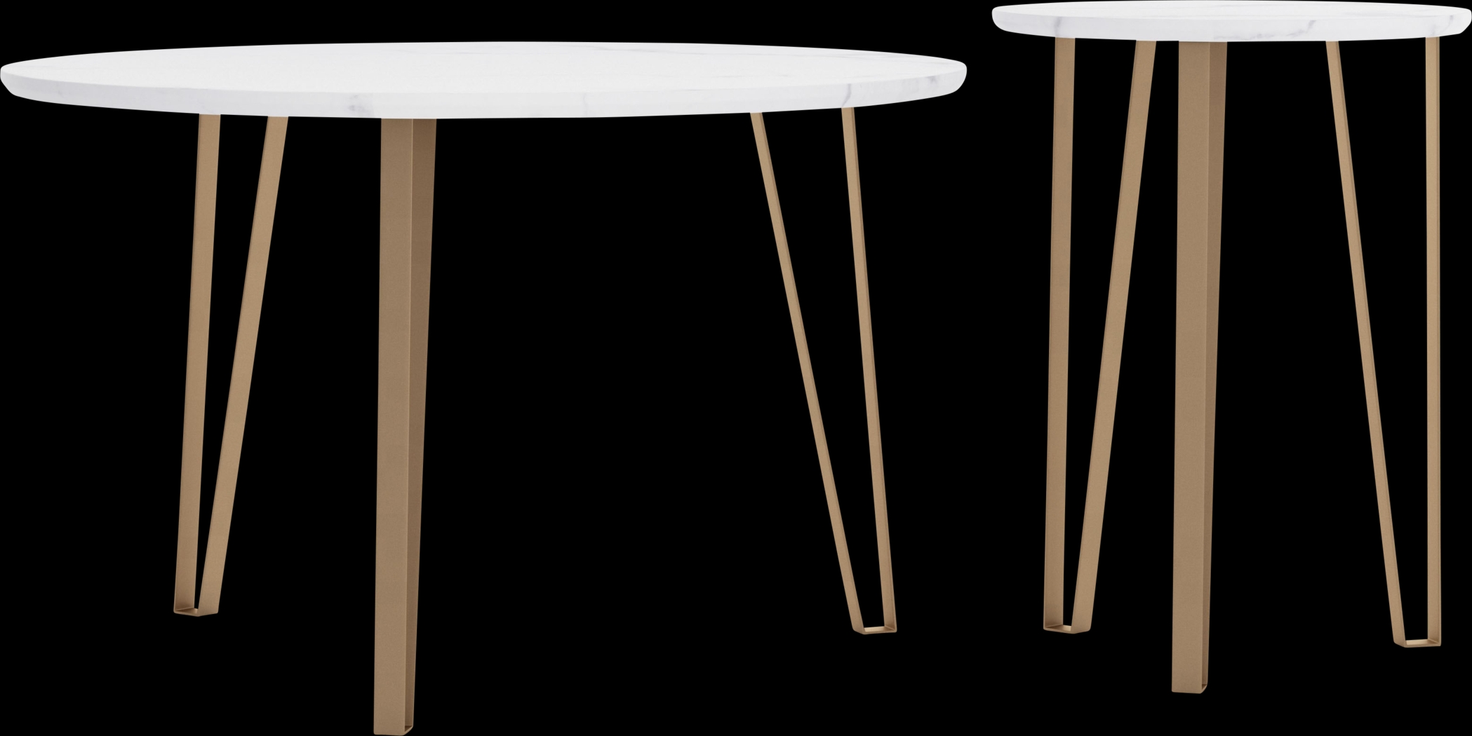 Vailmount White Accent Table, Set of 2 - Thumbnail - Image 5