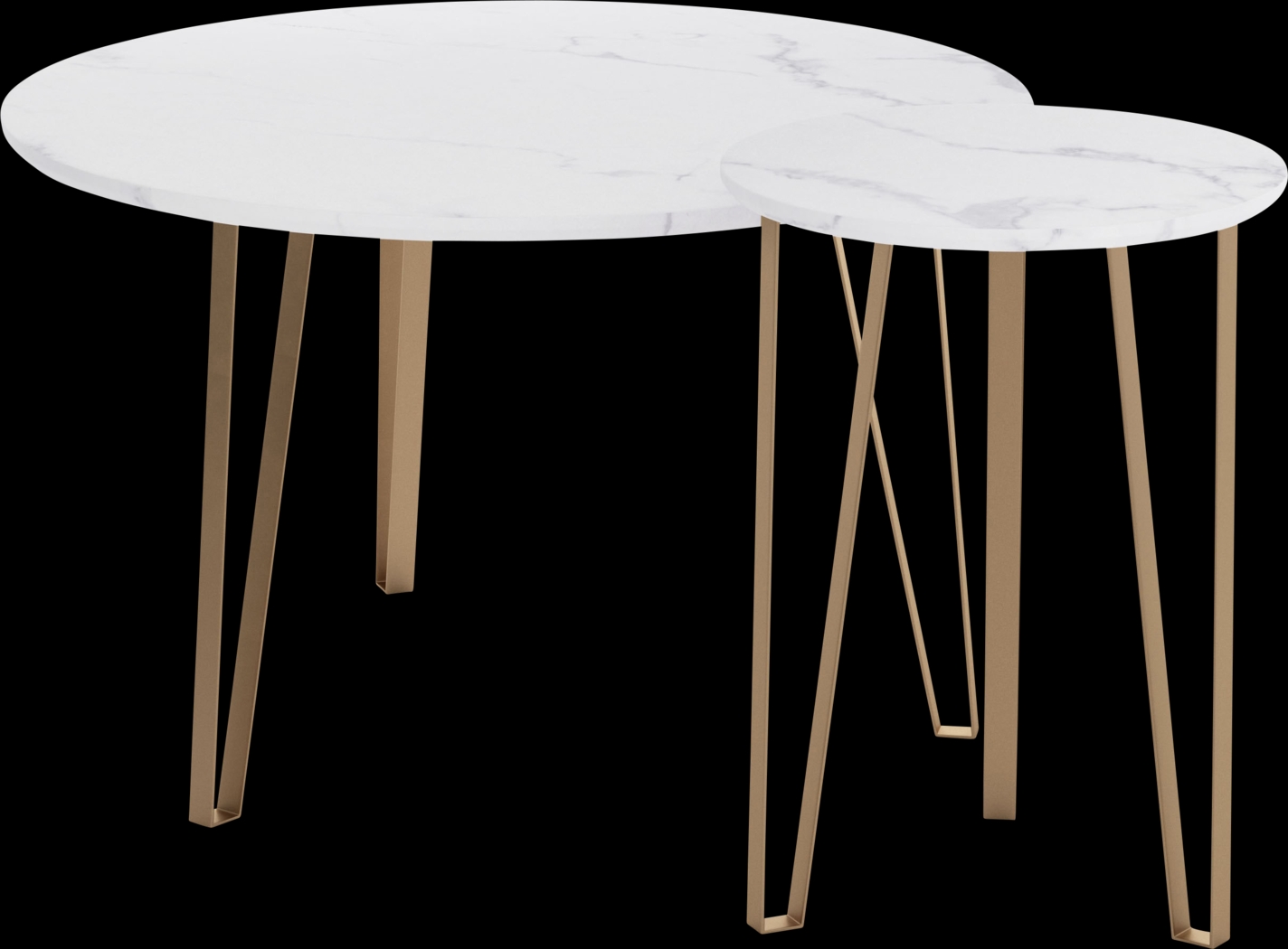 Vailmount White Accent Table, Set of 2 - Thumbnail - Image 6