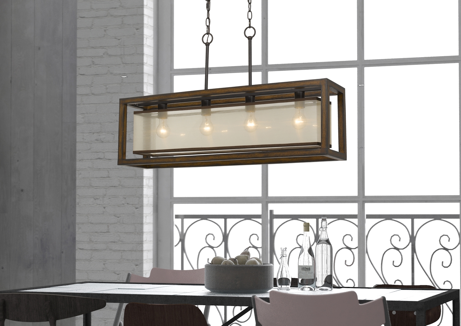 Vailwood Brown Chandelier - Thumbnail - Image 3