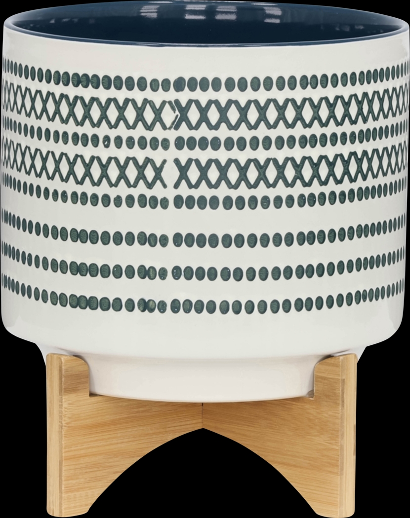 Valbark Dark Blue Planter - Thumbnail - Image 1