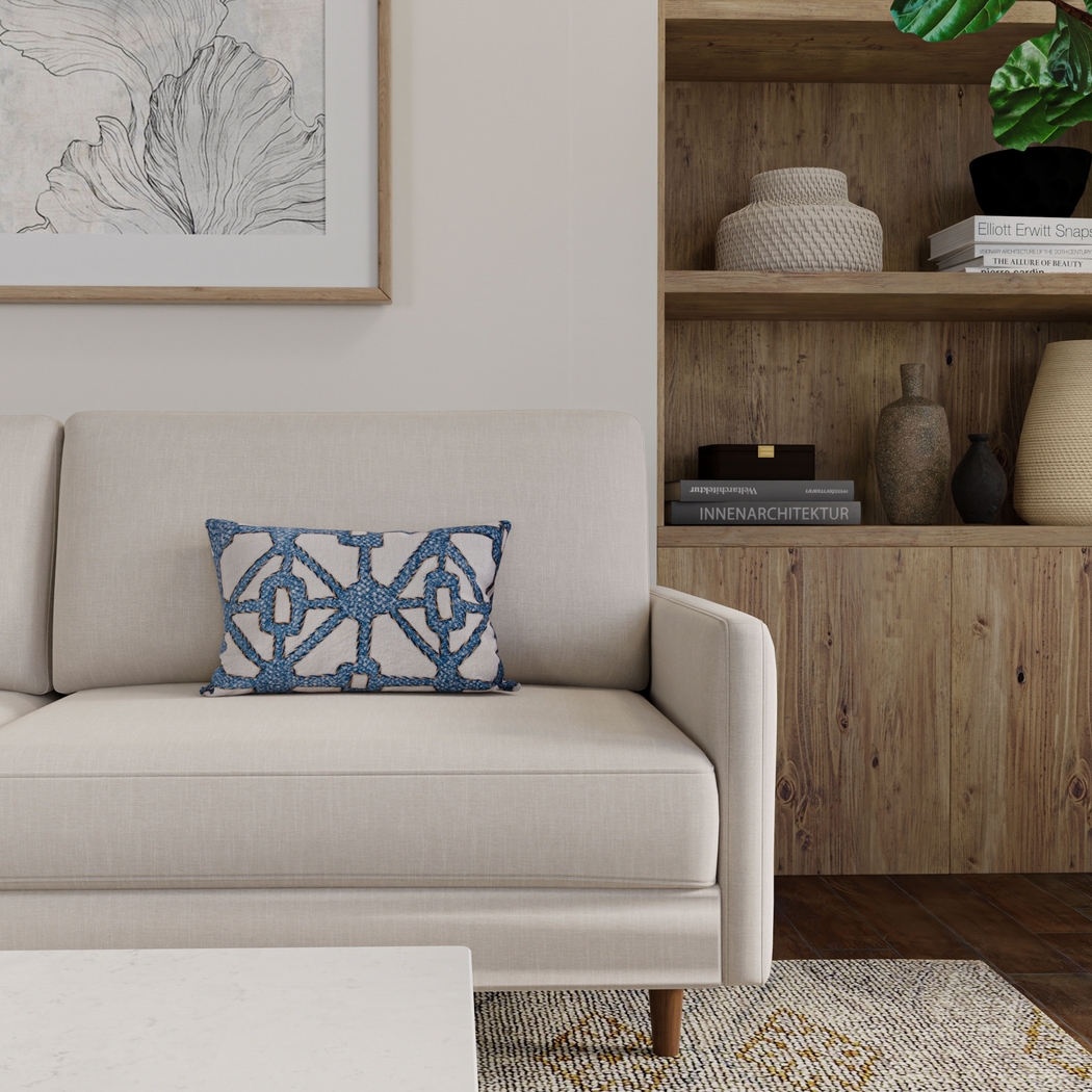 Valbe Blue Indoor/Outdoor Accent Pillow - Thumbnail - Image 2