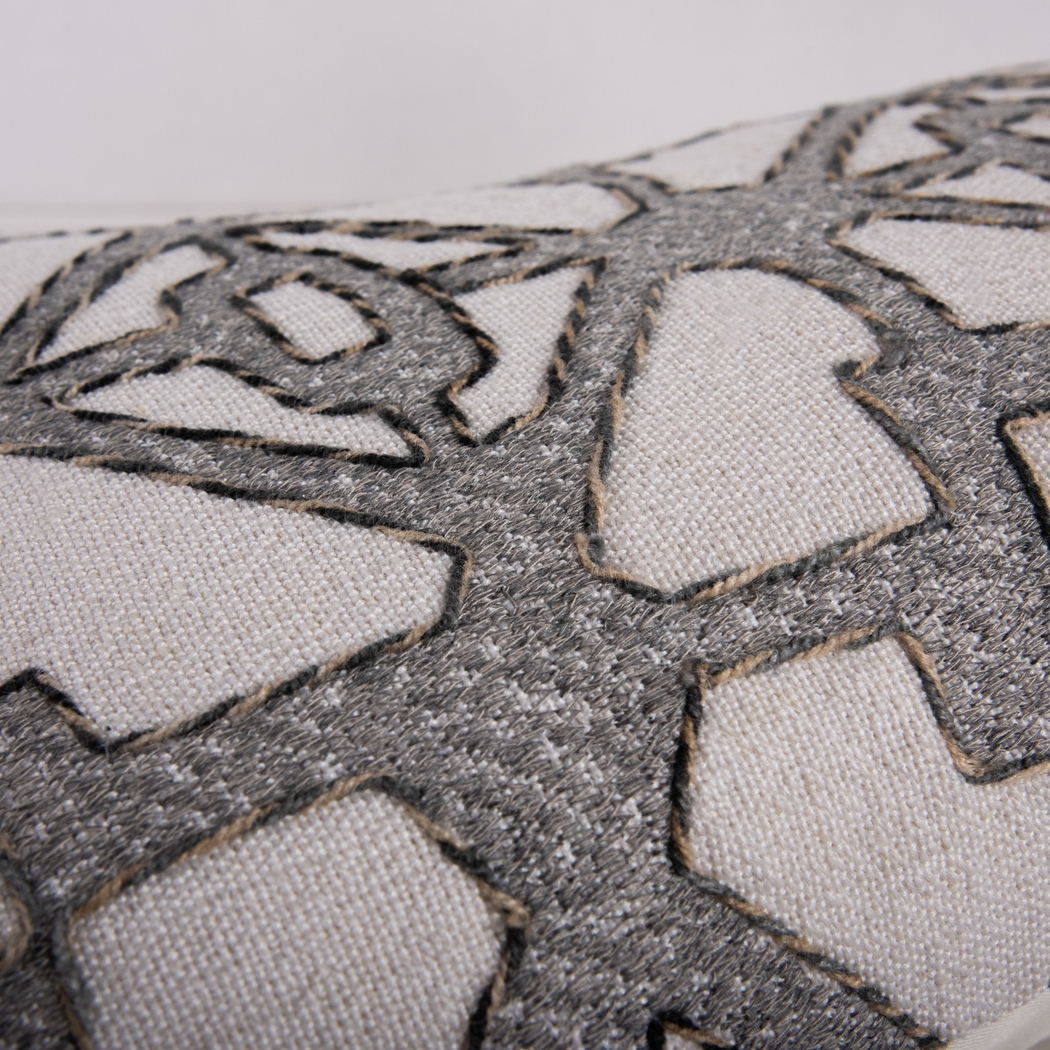 Valbe Gray Indoor/Outdoor Accent Pillow - Thumbnail - Image 6