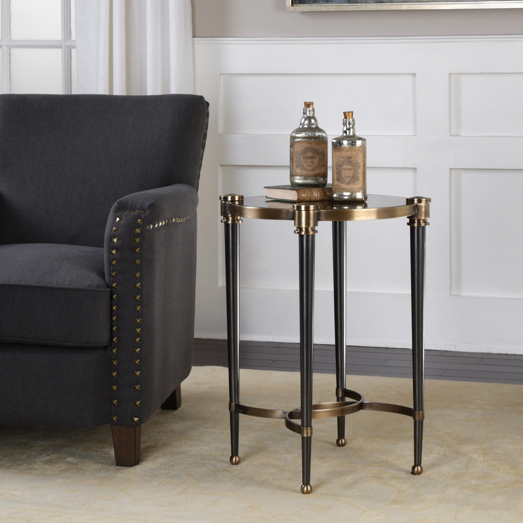 Valdena Brass Accent Table - Thumbnail - Image 3