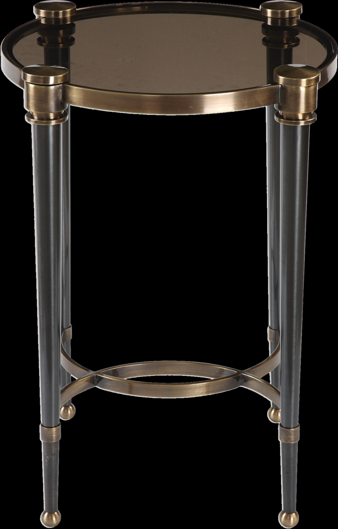 Valdena Brass Accent Table - Thumbnail - Image 1
