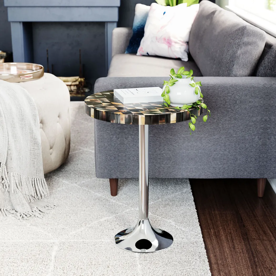 Valdisere Black Accent Table - Thumbnail - Image 7