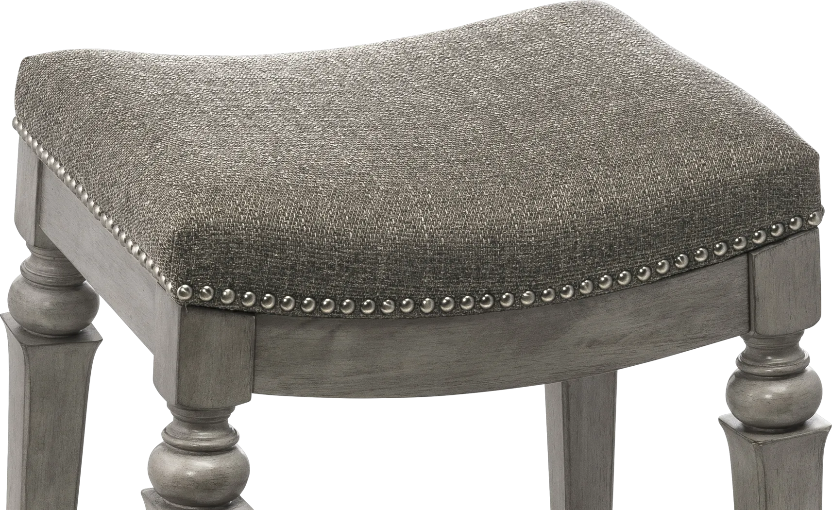 Valedon Gray Counter Height Stool - Thumbnail - Image 3