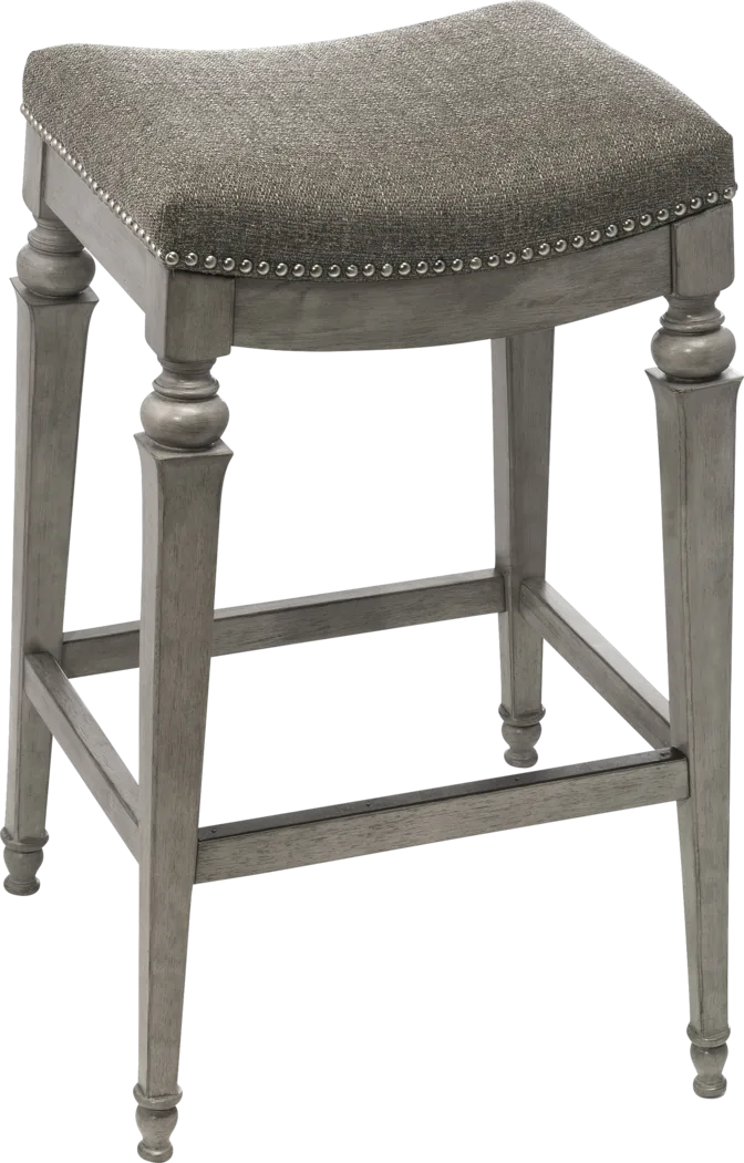 Valedon Gray Counter Height Stool - Thumbnail - Image 1