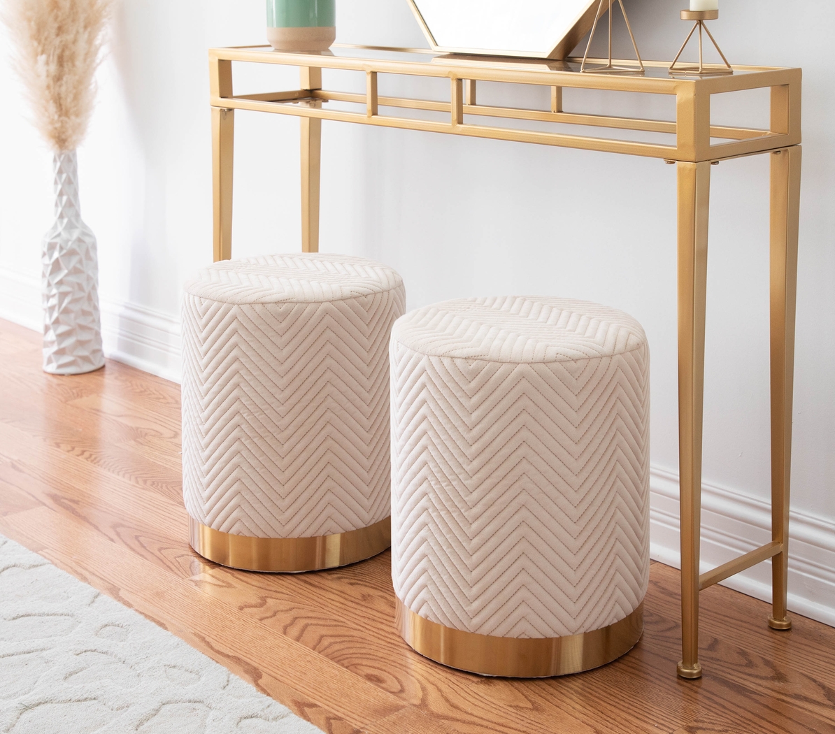 Valegreen Cream Ottoman - Thumbnail - Image 4