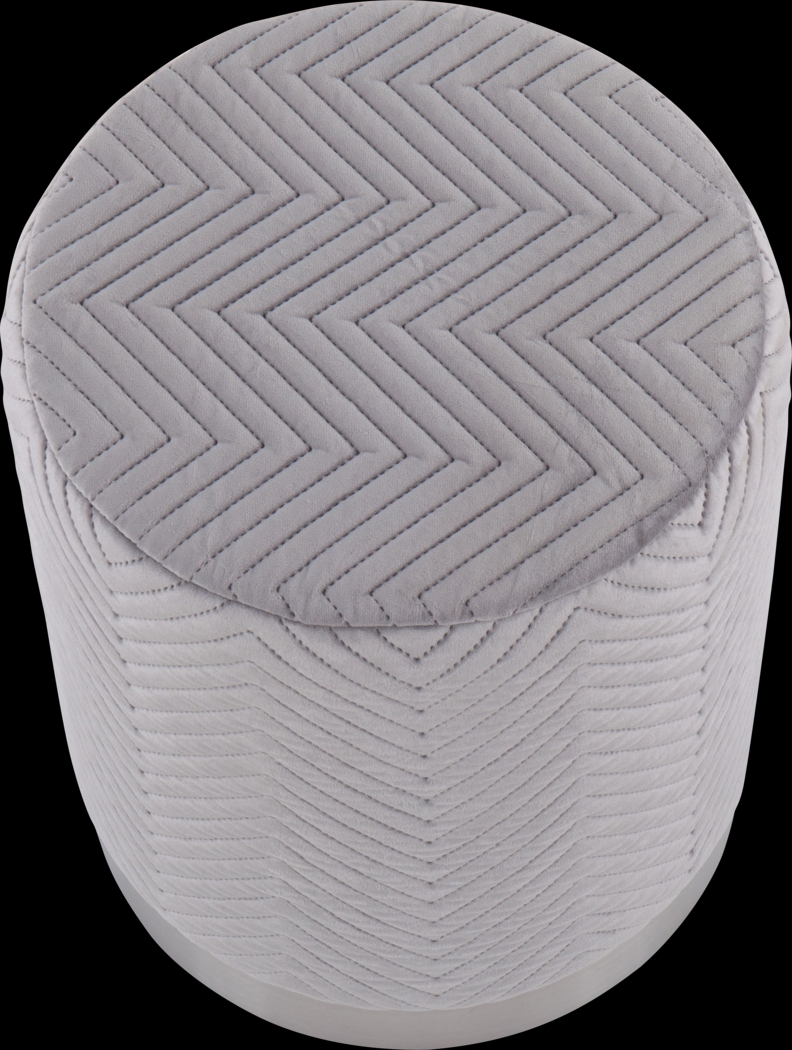 Valegreen Silver Ottoman - Thumbnail - Image 2