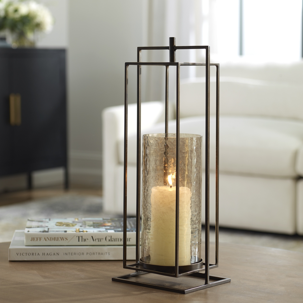 Valena Bronze Candle Holder - Thumbnail - Image 2