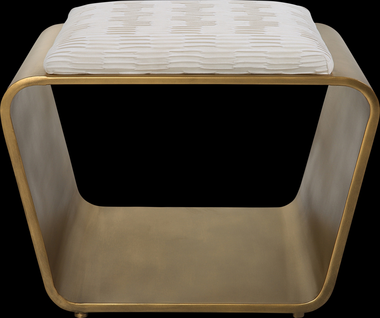 Valenia White Accent Bench - Thumbnail - Image 4