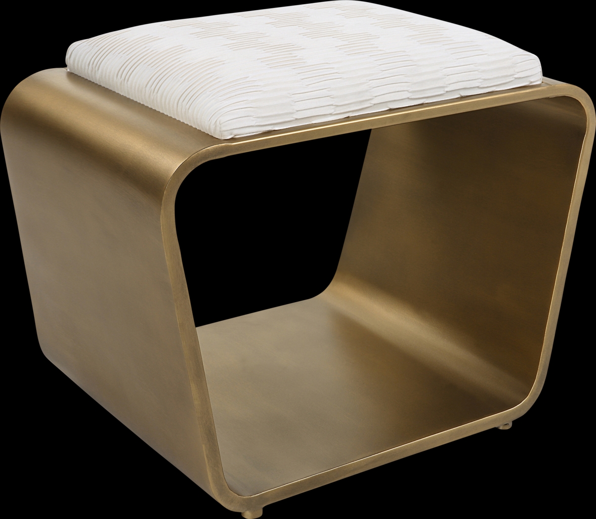 Valenia White Accent Bench - Thumbnail - Image 1