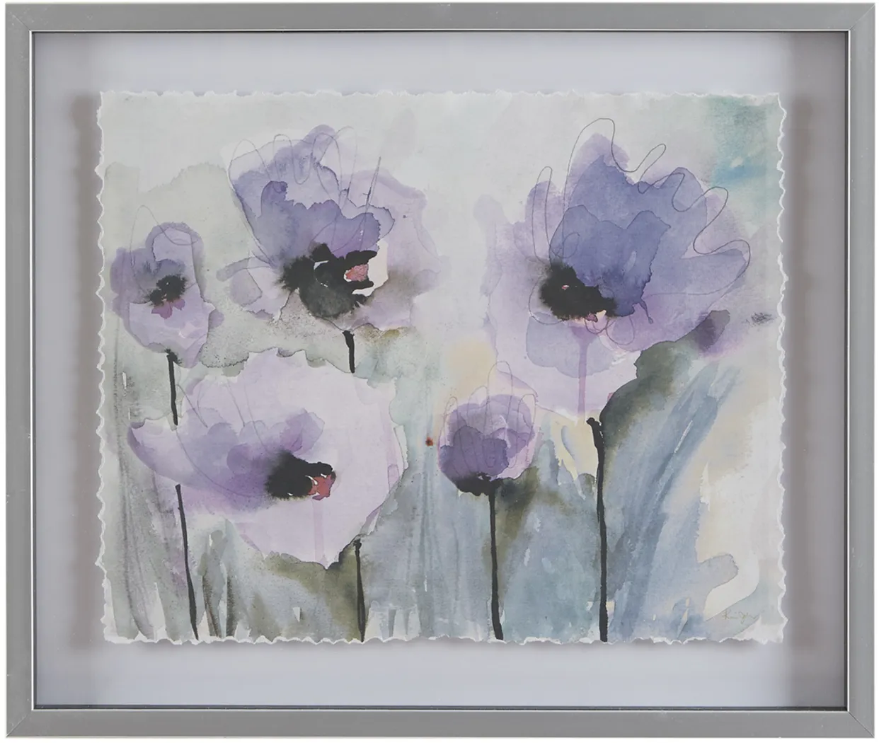 Valerie's Garden Purple Artwork - Thumbnail - Image 1