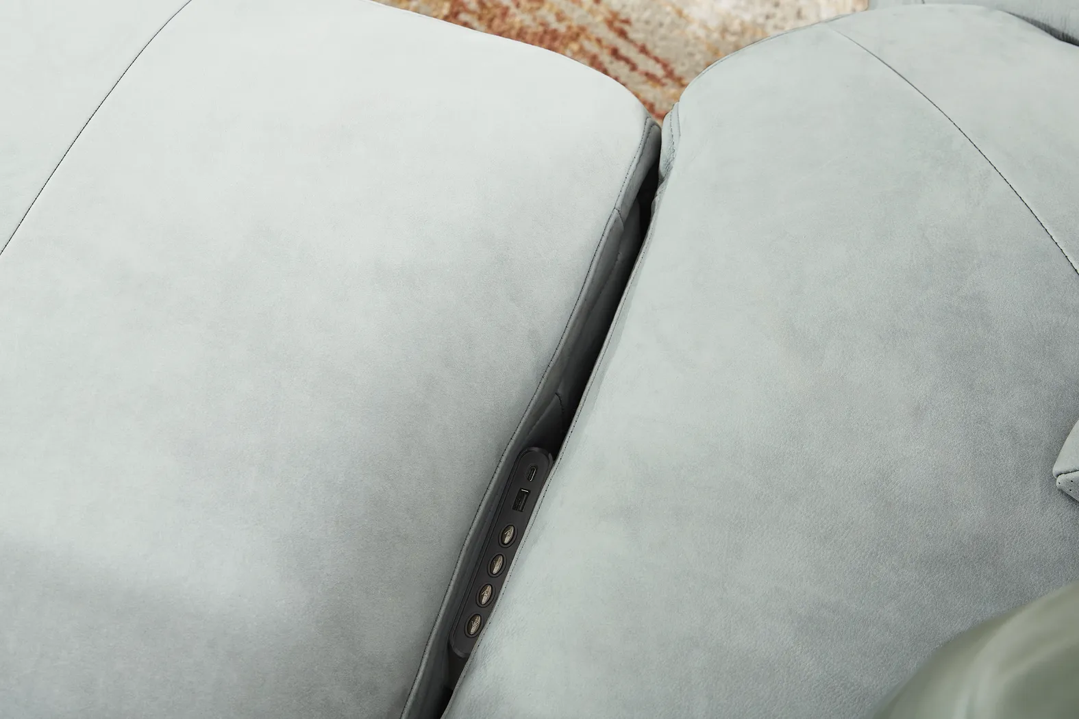 Valerio Hydra Leather 5 Pc Dual Power Reclining Sectional - Image 13