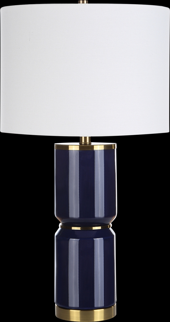Valesca Circle Blue Lamp - Thumbnail - Image 1