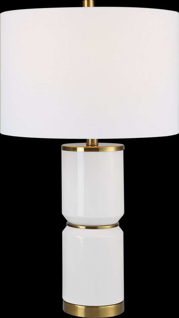 Valesca Circle White Lamp - Thumbnail - Image 4