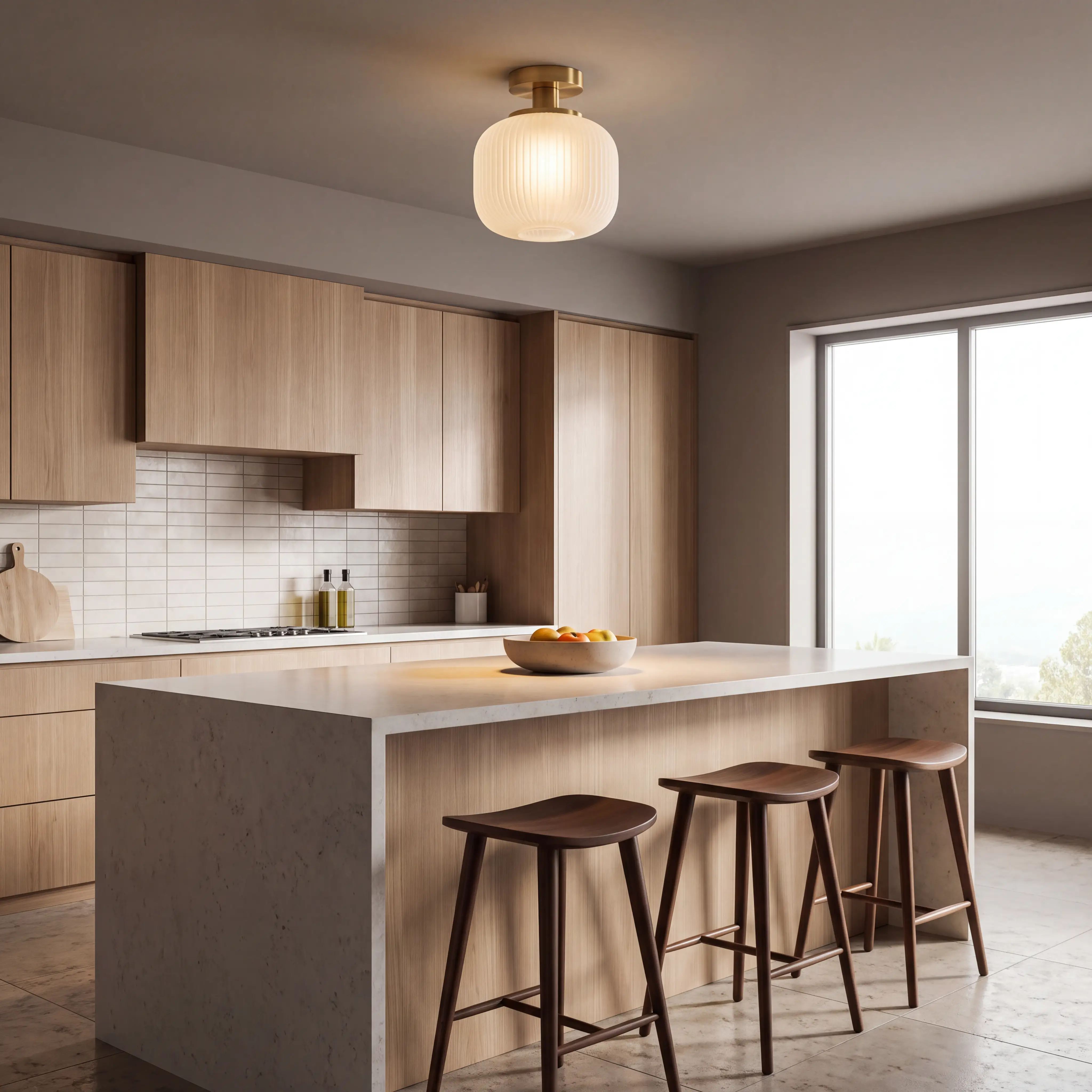 Valesca Place Brass Pendant - Thumbnail - Image 2