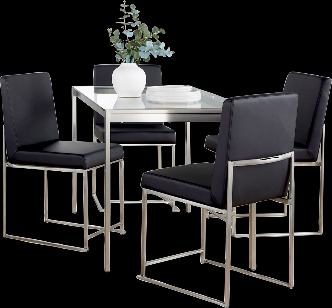 Valeview Black 5pc Dining Set - Thumbnail - Image 4