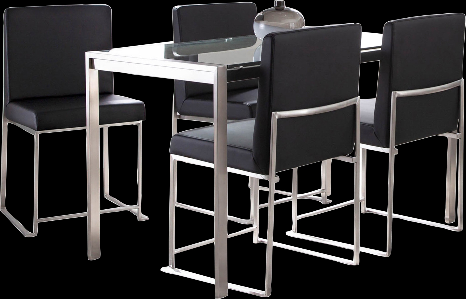 Valeview Black 5pc Dining Set - Thumbnail - Image 1