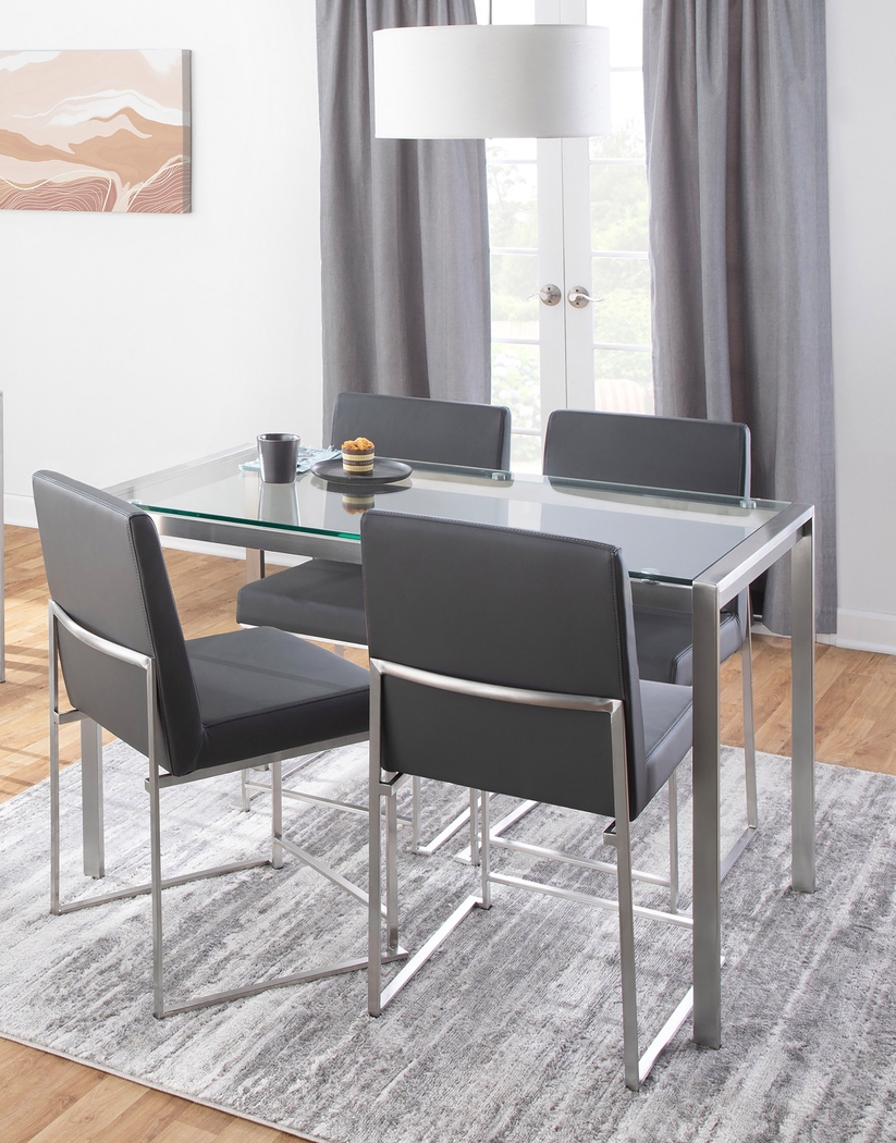 Valeview Gray 5pc Dining Set - Thumbnail - Image 2