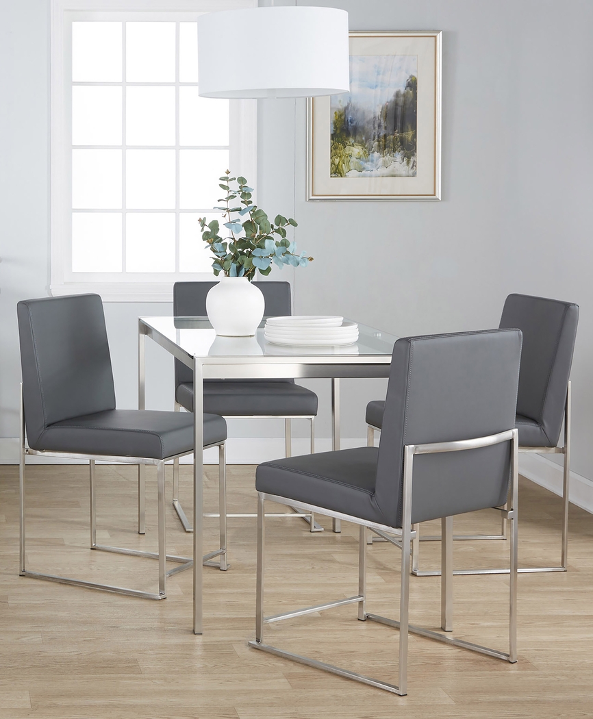 Valeview Gray 5pc Dining Set - Thumbnail - Image 3
