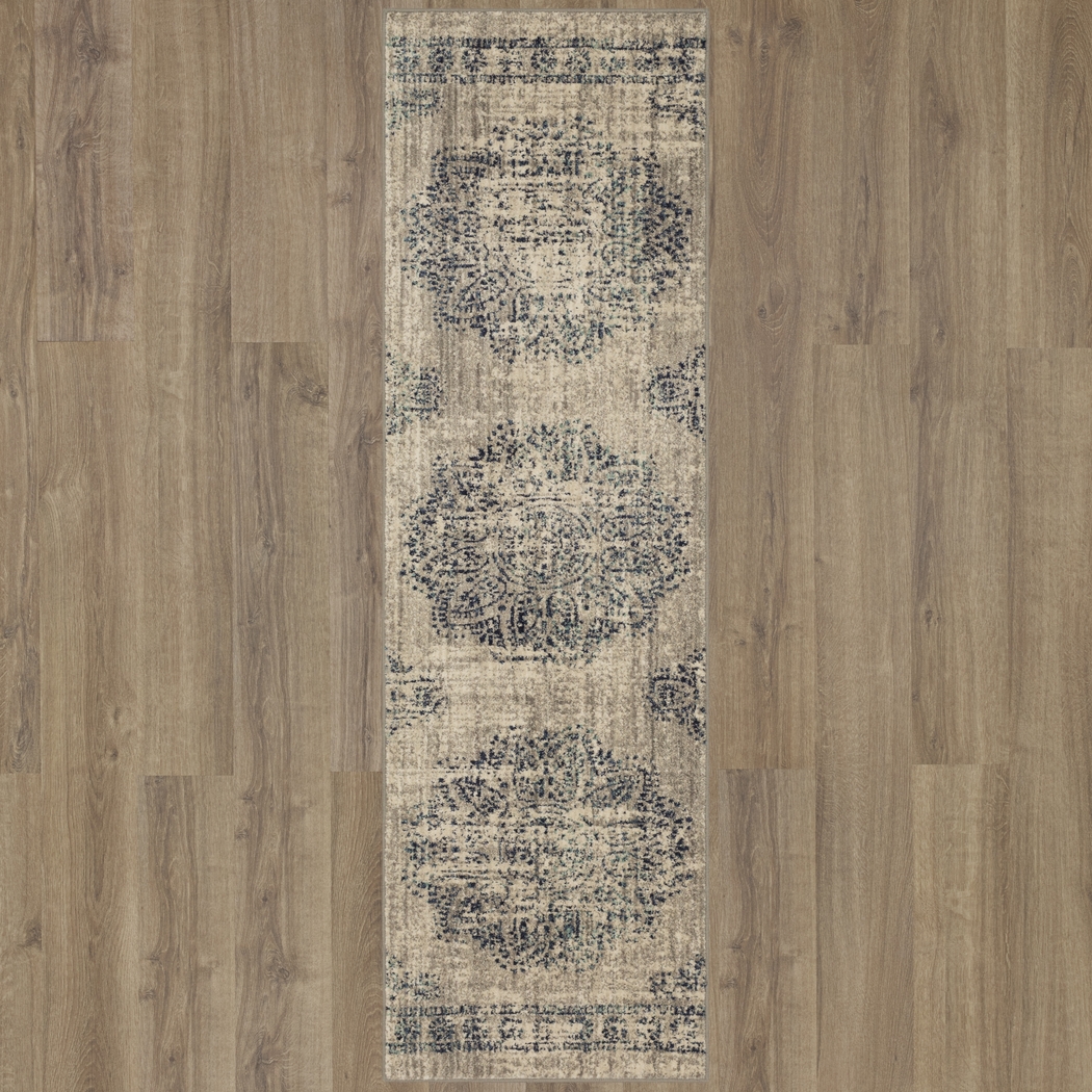 Valewood Indigo 2'4 x 7'10 Runner Rug - Thumbnail - Image 2