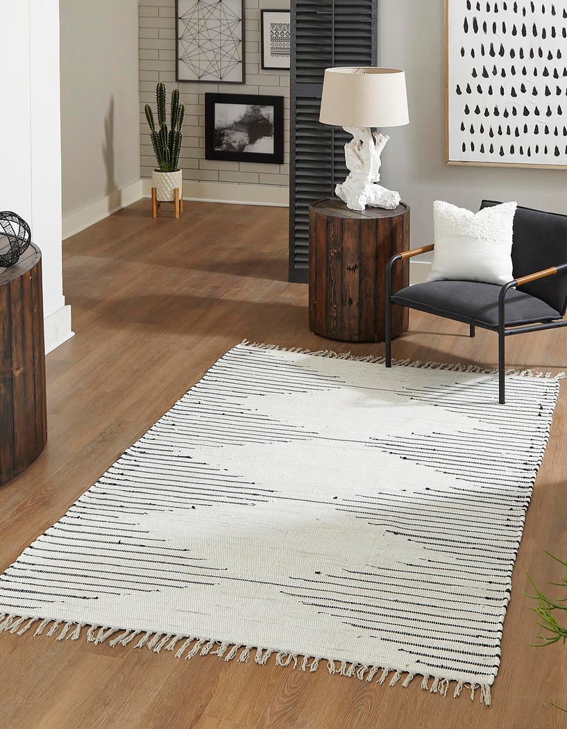 Valez White 8' x 10' Rug - Thumbnail - Image 2