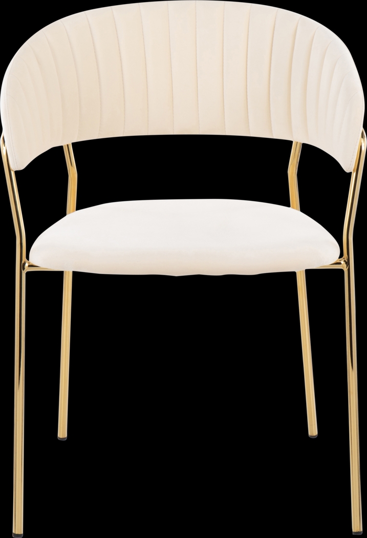 Valhigh Cream Arm Chair, Set of 2 - Thumbnail - Image 6