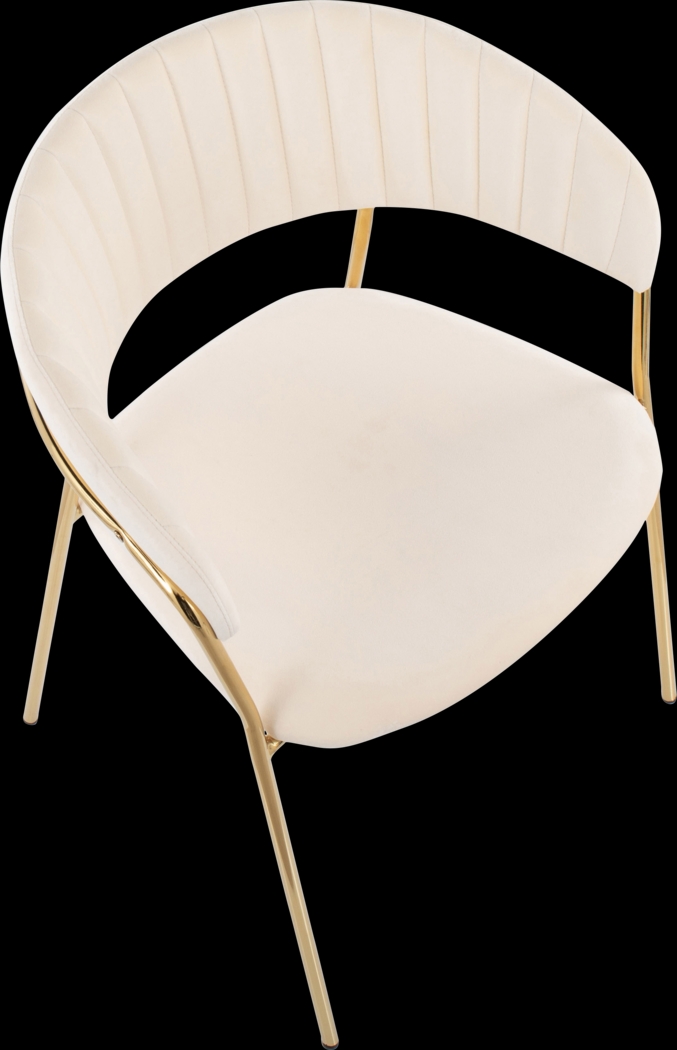 Valhigh Cream Arm Chair, Set of 2 - Thumbnail - Image 7