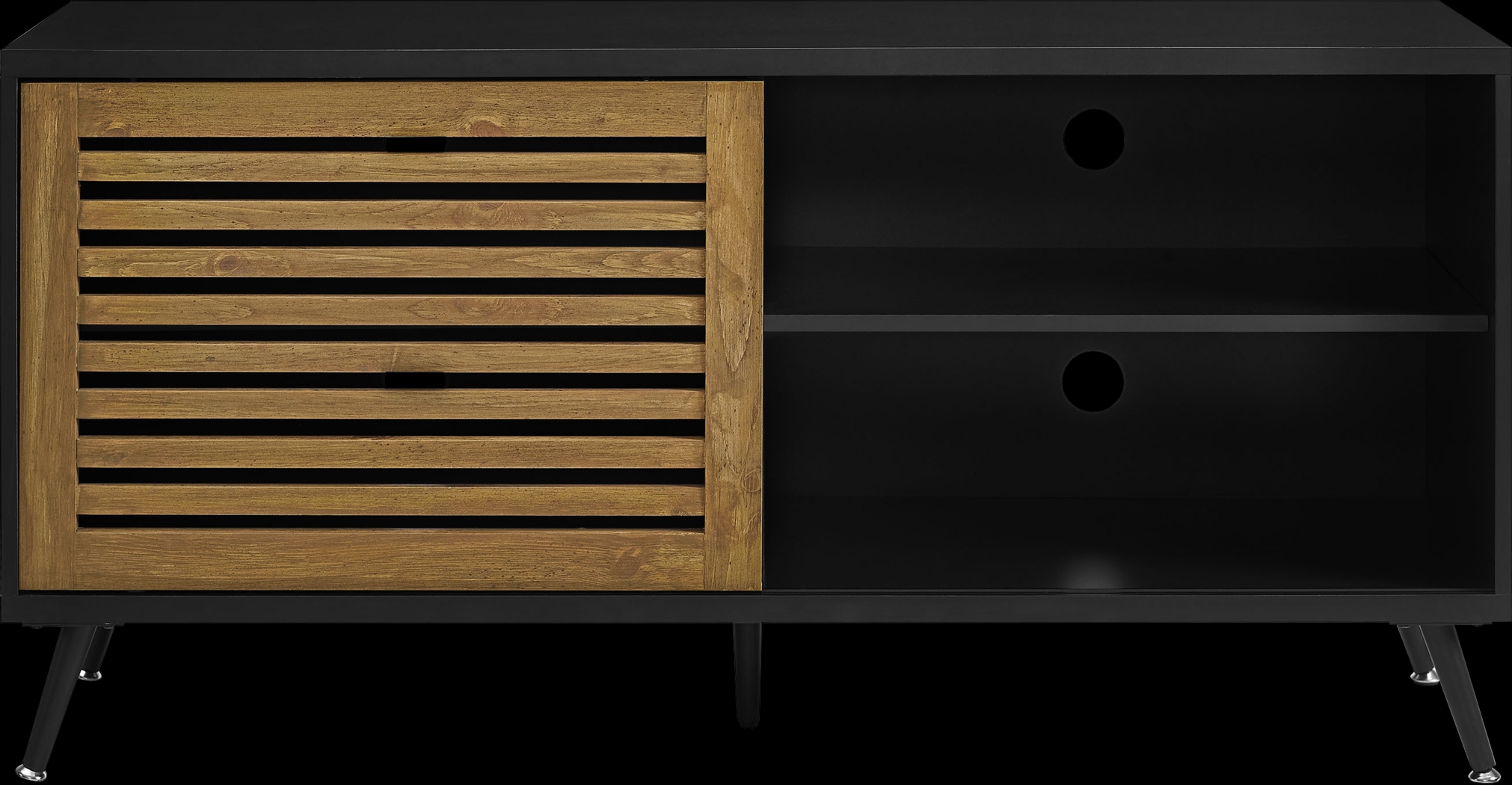 Valinda Black 52 in. Console - Thumbnail - Image 2